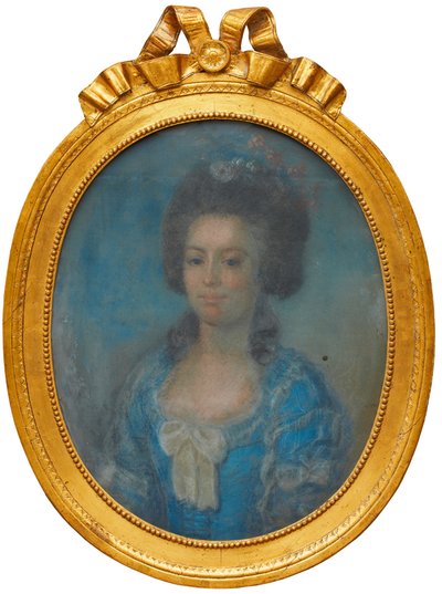 Porträt von Ulrika af Sillén (1759–1791) von Unbekannt Unbekannt